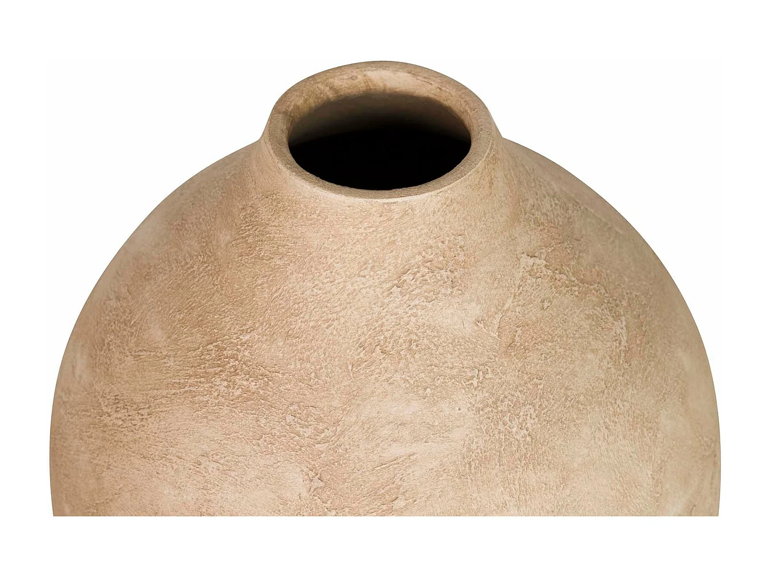 Florero Cerámica Beige 29x29x37 Cm