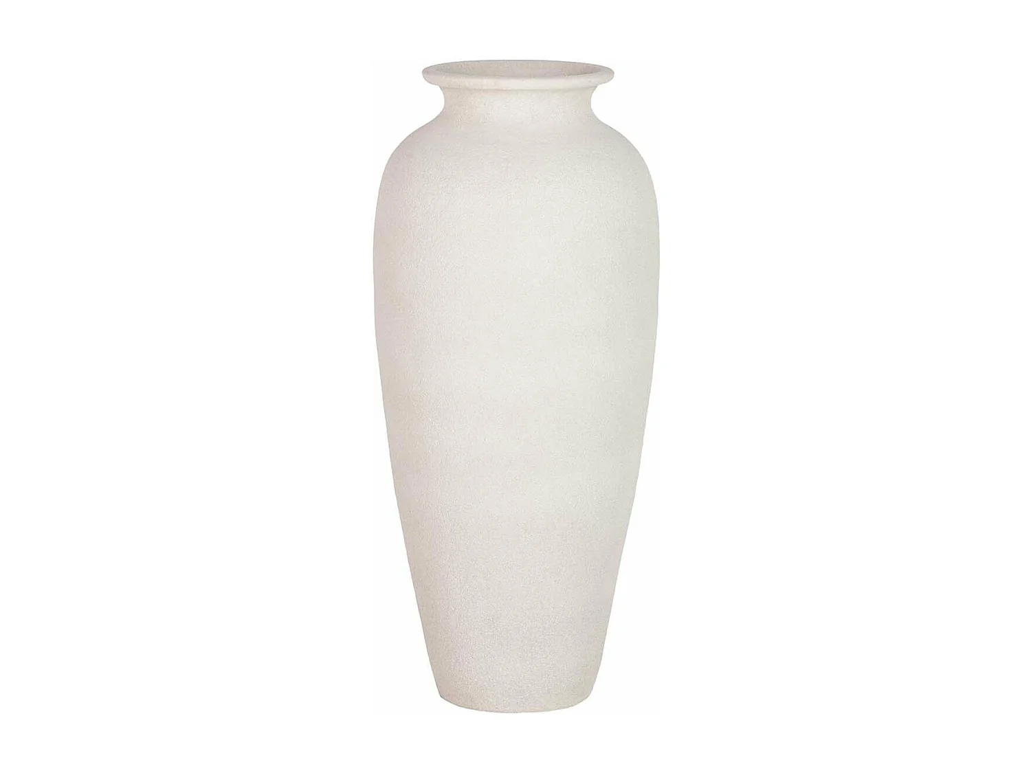 Florero Cerámica Blanca 28x28x60 Cm