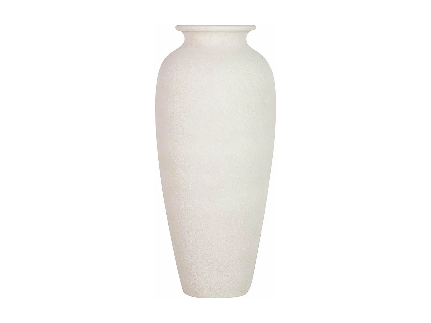 Florero Cerámica Blanca 28x28x60 Cm