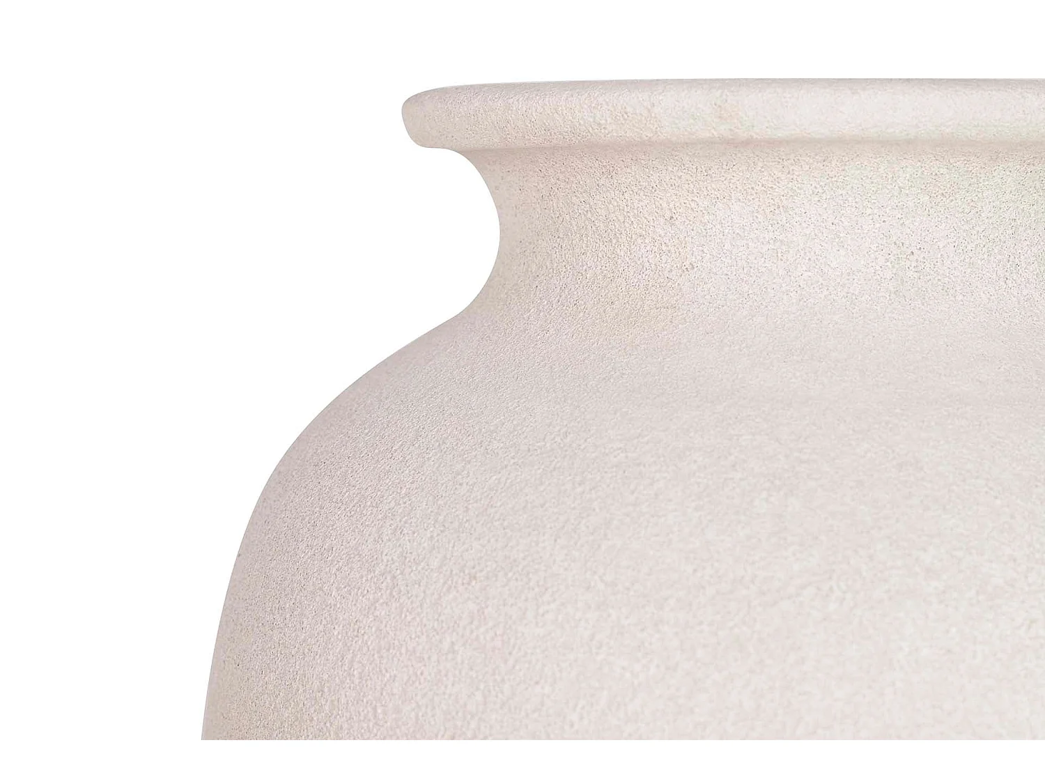 Florero Cerámica Blanca 28x28x60 Cm