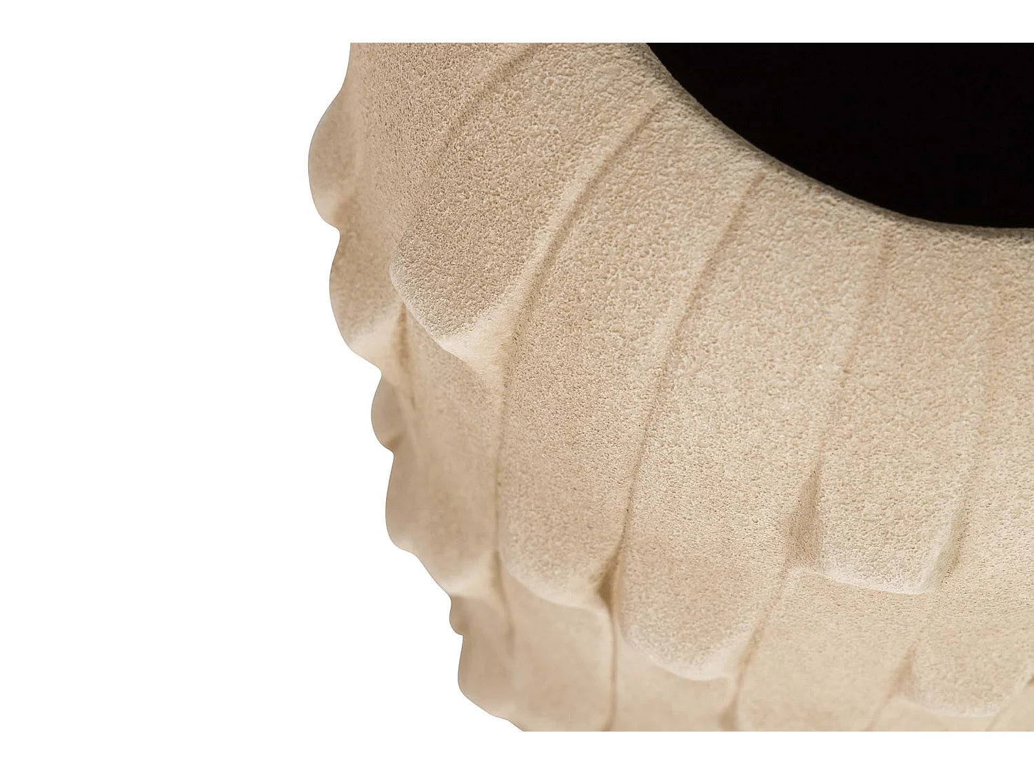 Florero Cerámica Marrón 30x30x50 Cm