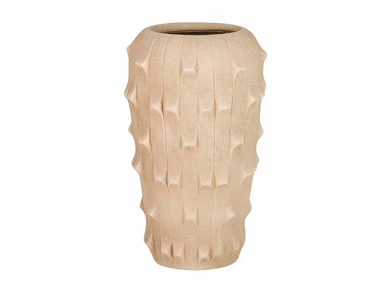 Florero Cerámica Marrón 30x30x50 Cm