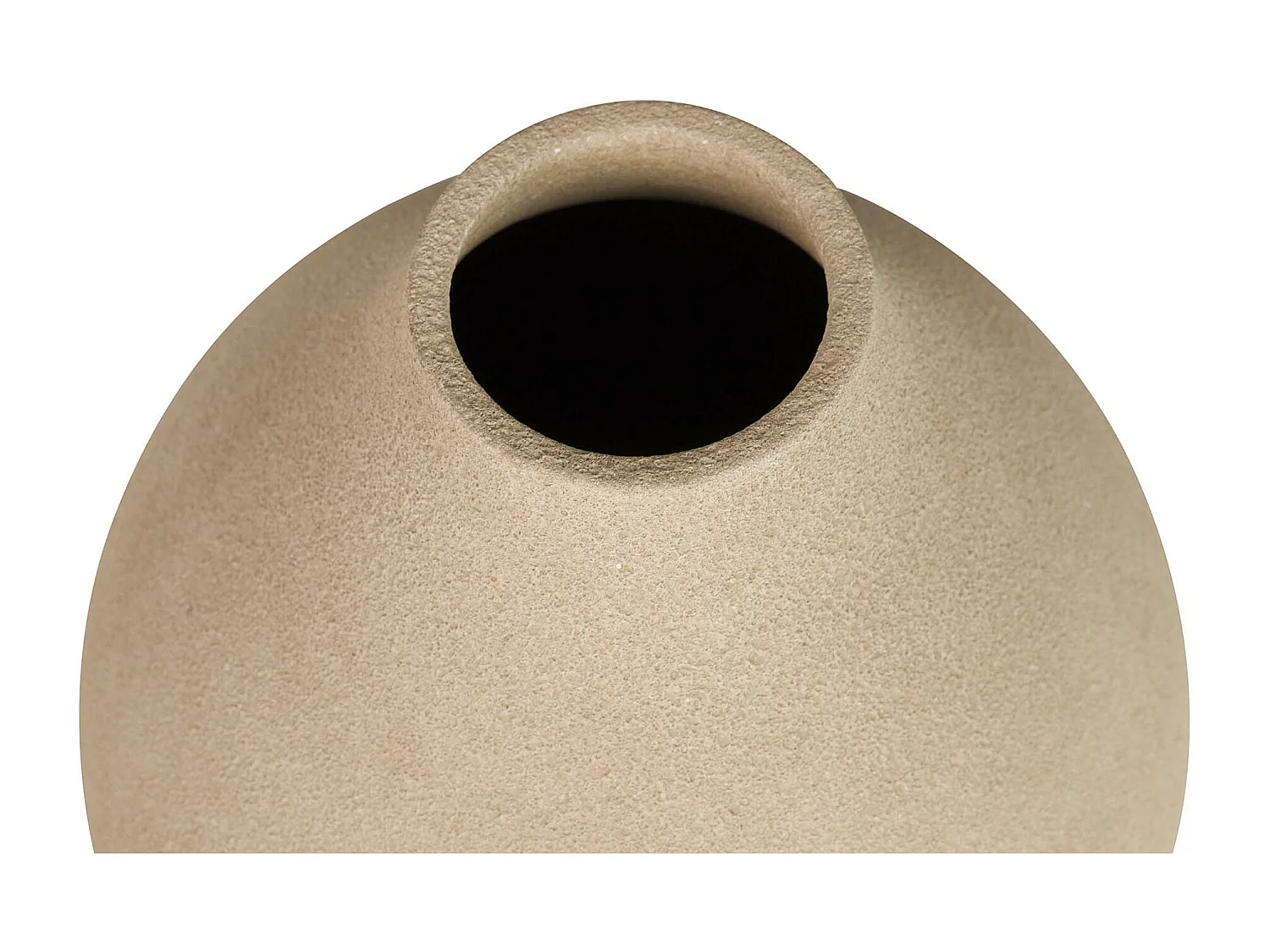 Florero Cerámica Marrón 29x29x37 Cm