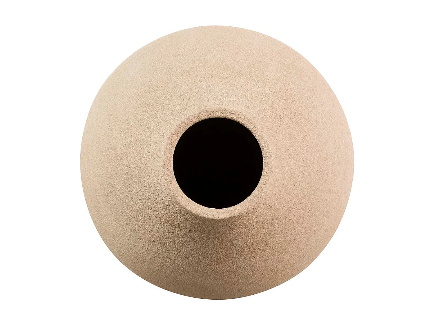 Florero Cerámica Marrón 29x29x37 Cm