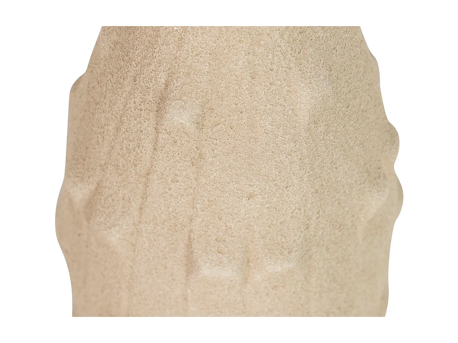 Florero Cerámica Marrón 20x20x65 Cm