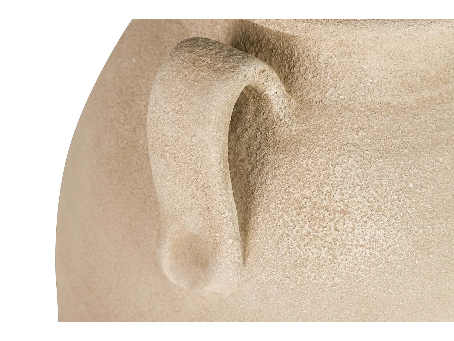 Florero Cerámica Marron 30x30x80 Cm