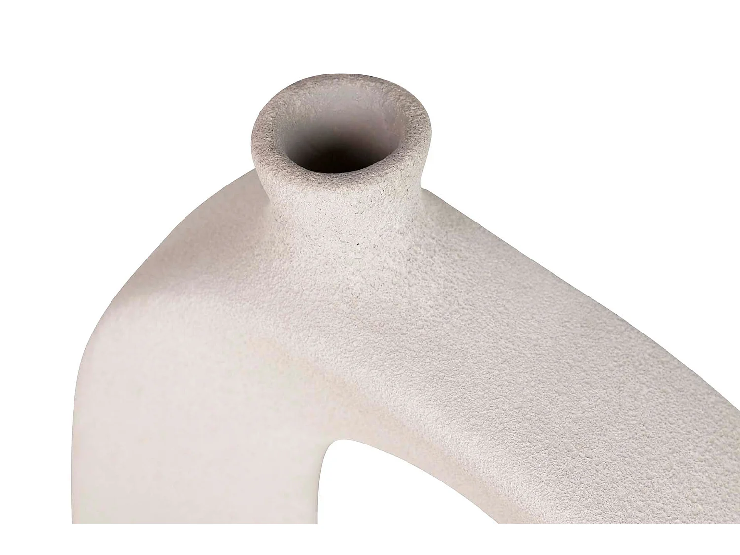 Florero Cerámica Gris 30x11x30 Cm