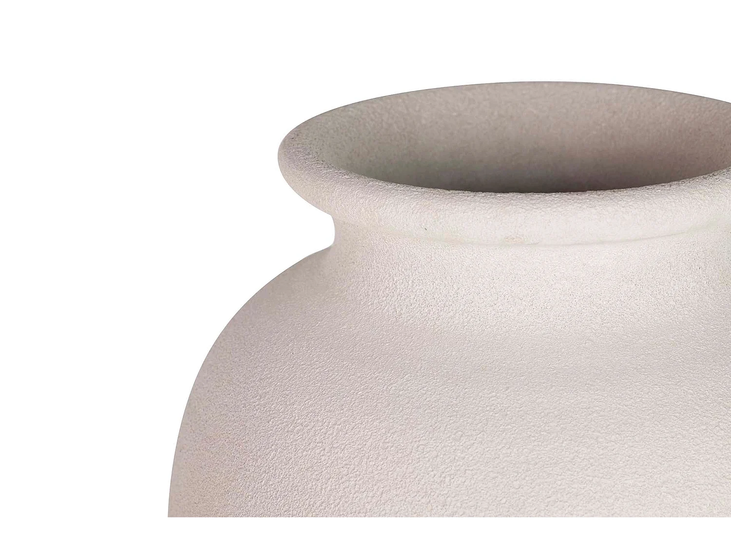 Florero Cerámica Blanca 30x30x80 Cm