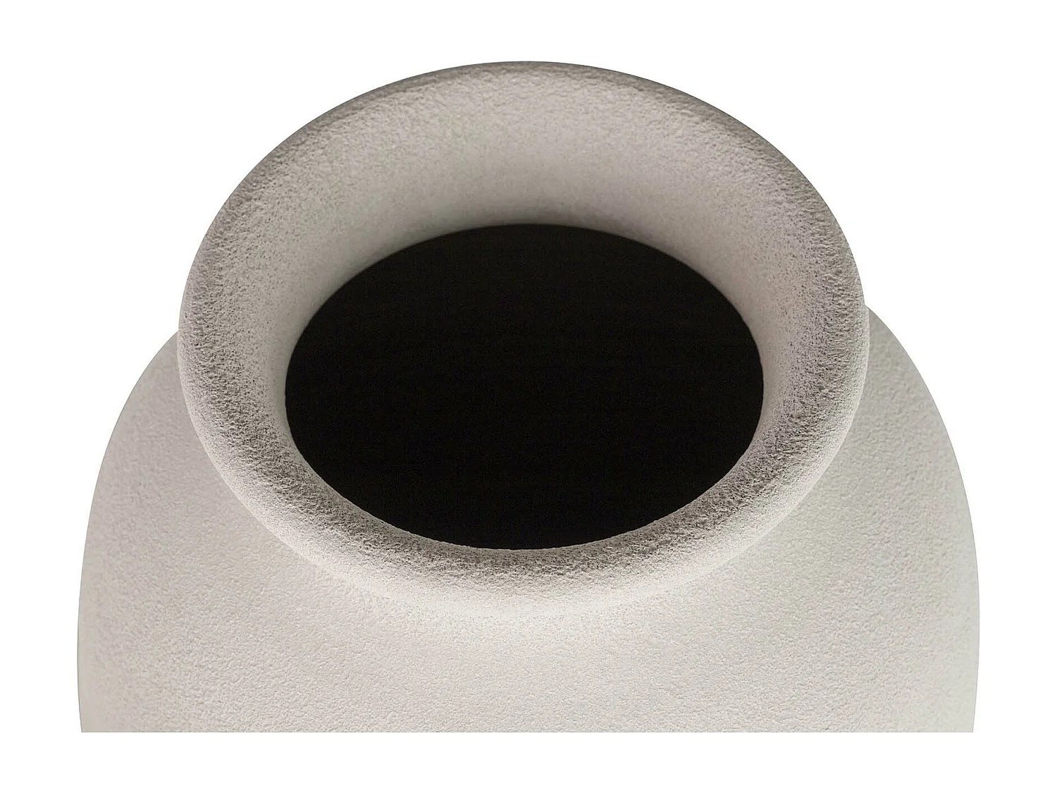 Florero Cerámica Blanca 30x30x80 Cm