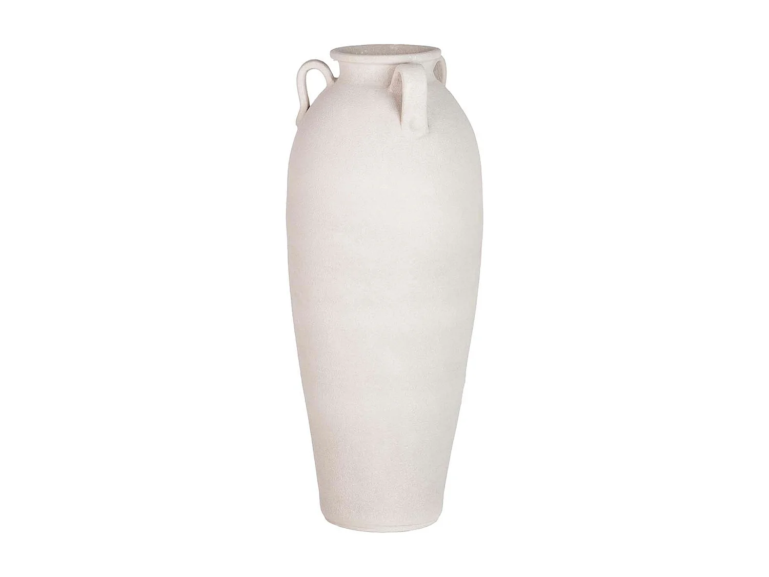 Florero Cerámica Blanca 30x30x80 Cm