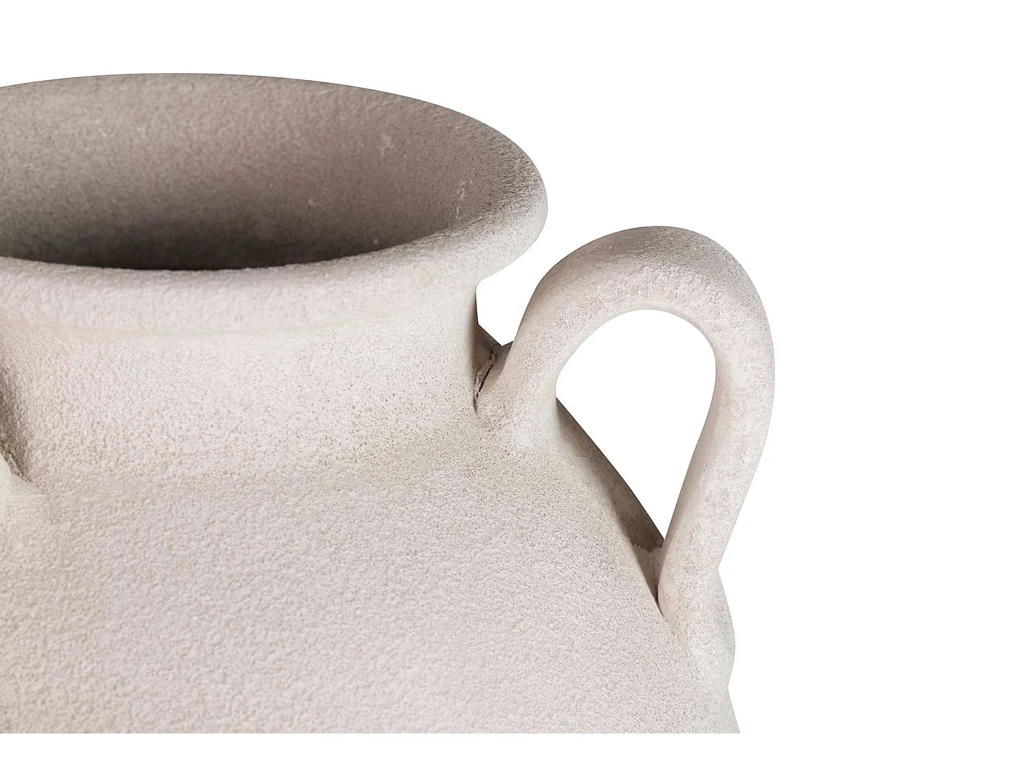 Florero Cerámica Blanca 30x30x80 Cm