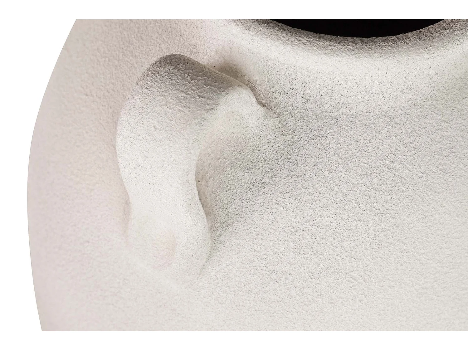 Florero Cerámica Blanca 30x30x80 Cm