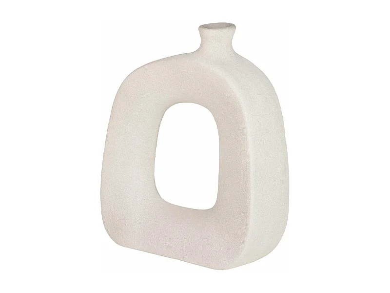 Florero Cerámica Gris 41x11x40 Cm