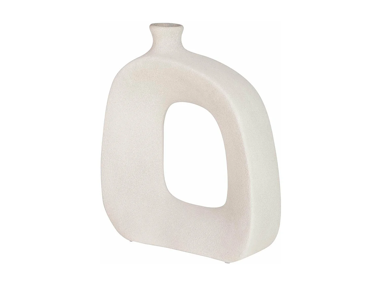 Florero Cerámica Gris 41x11x40 Cm