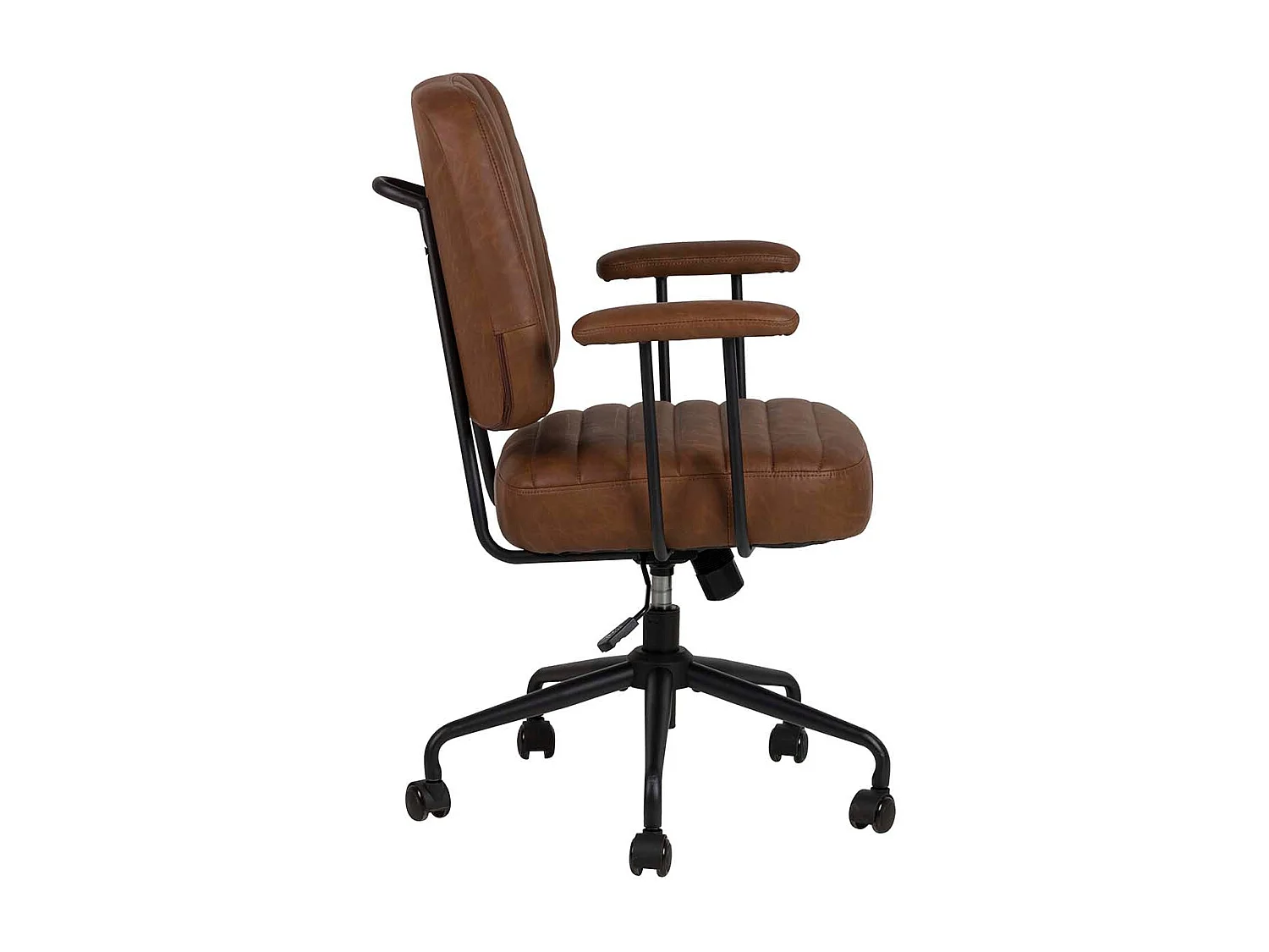 Silla Escritorio Regulable Marron 65x68x97/103 Cm