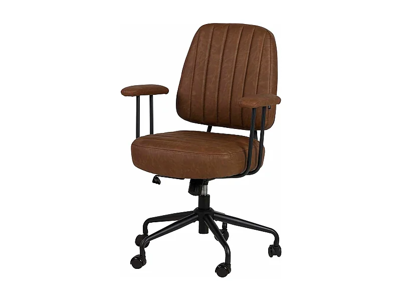 Silla Escritorio Regulable Marron 65x68x97/103 Cm