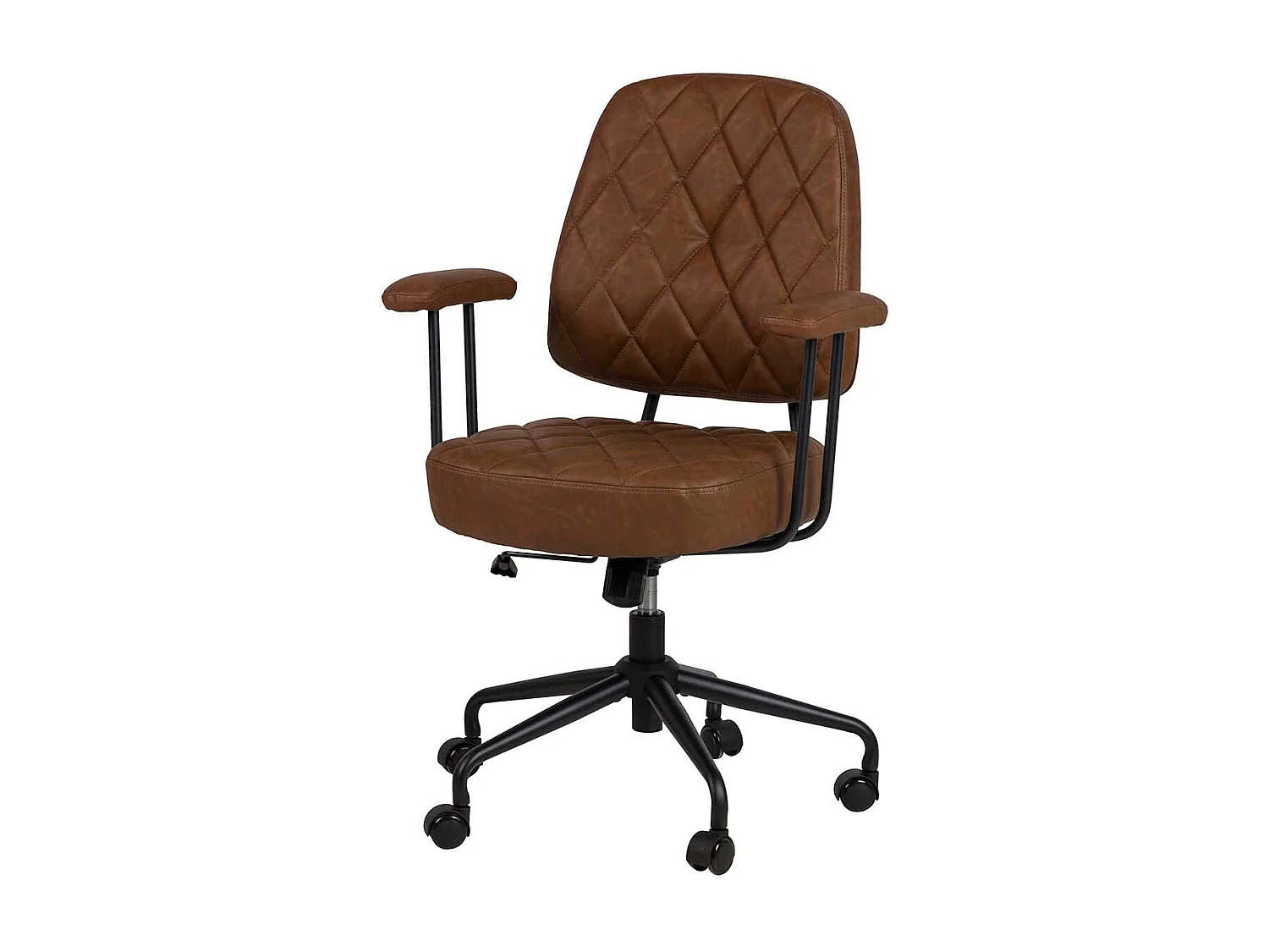 Silla Escritorio Regulable Marron 65x68x97/103 Cm
