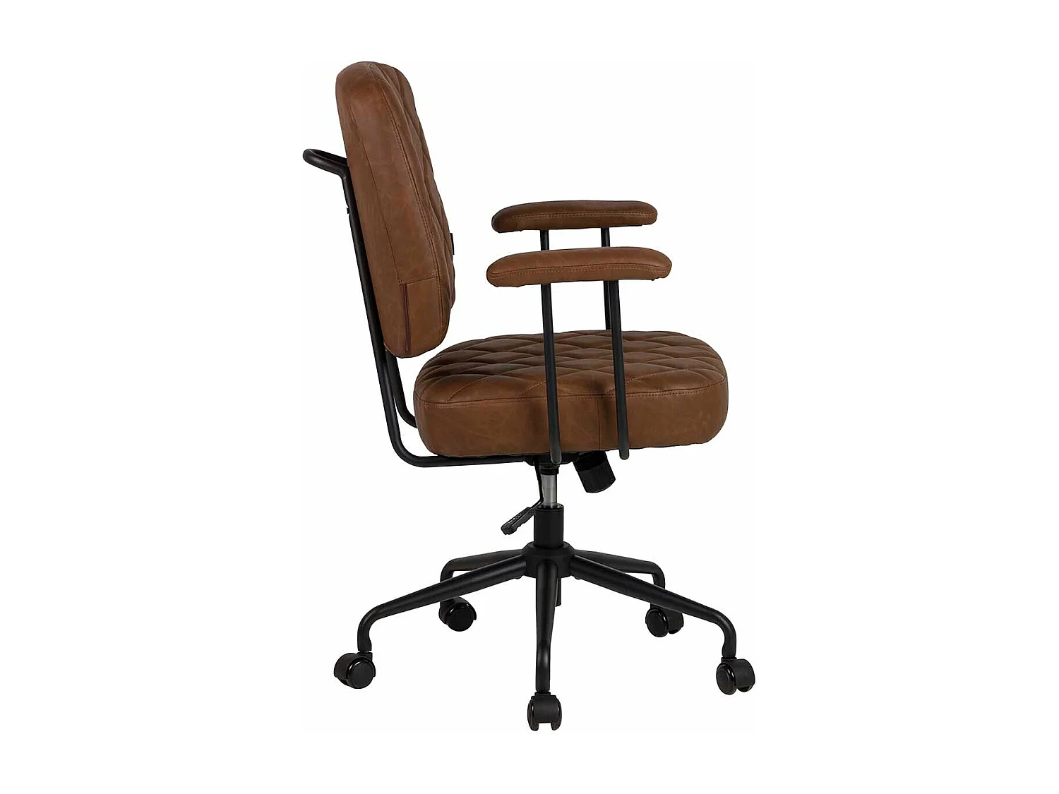 Silla Escritorio Regulable Marron 65x68x97/103 Cm