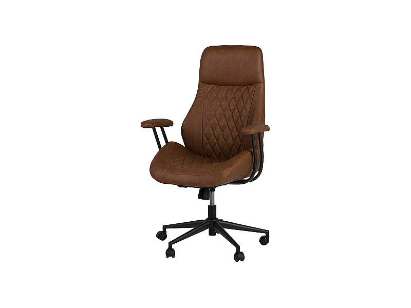 Silla Escritorio Regulable Marron 71x65x112/120 Cm