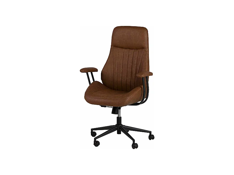 Silla Escritorio Regulable Marron 71x65x112/120 Cm