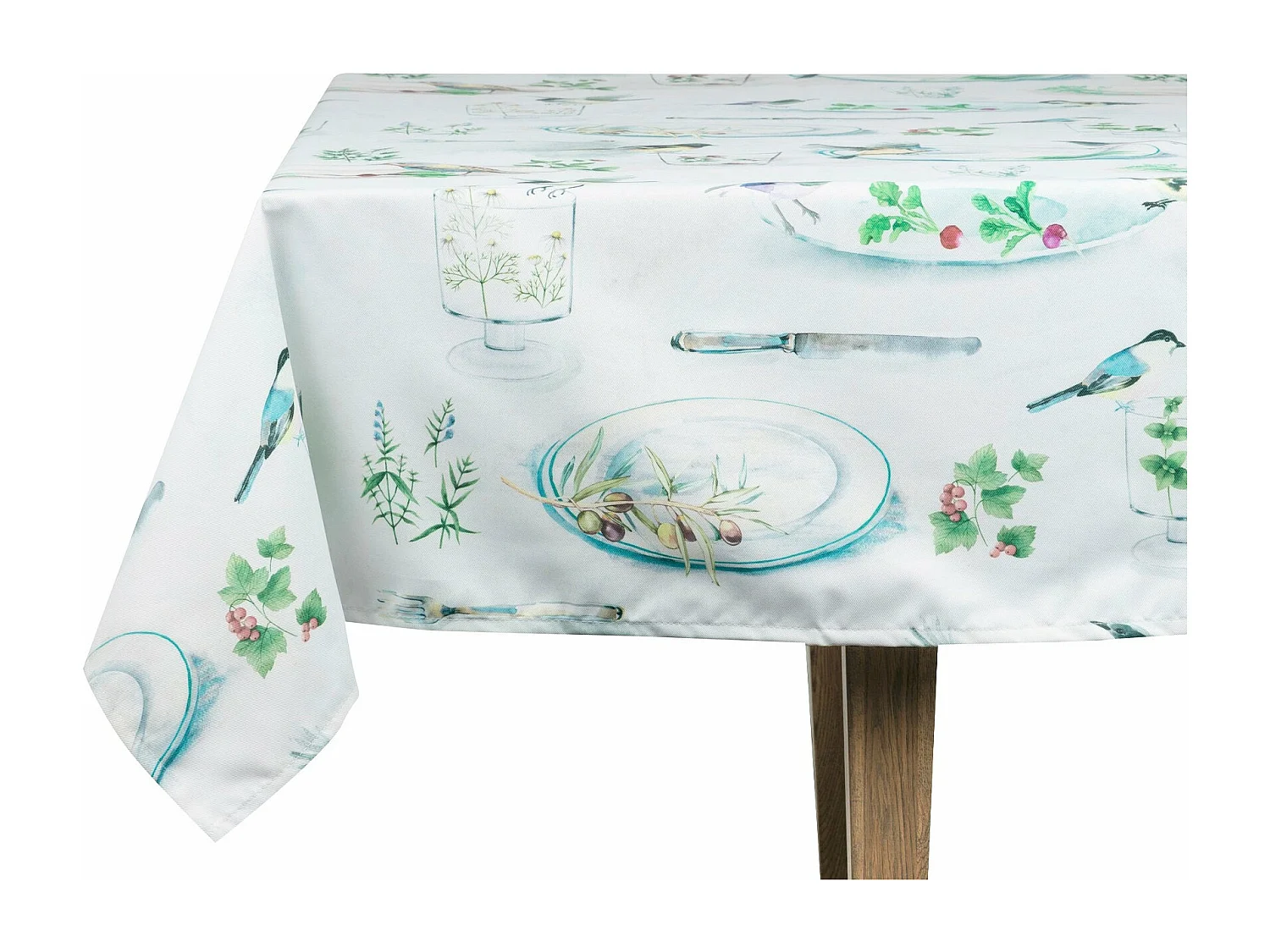 Mantel Antimanchas Platos 145x160 Cm