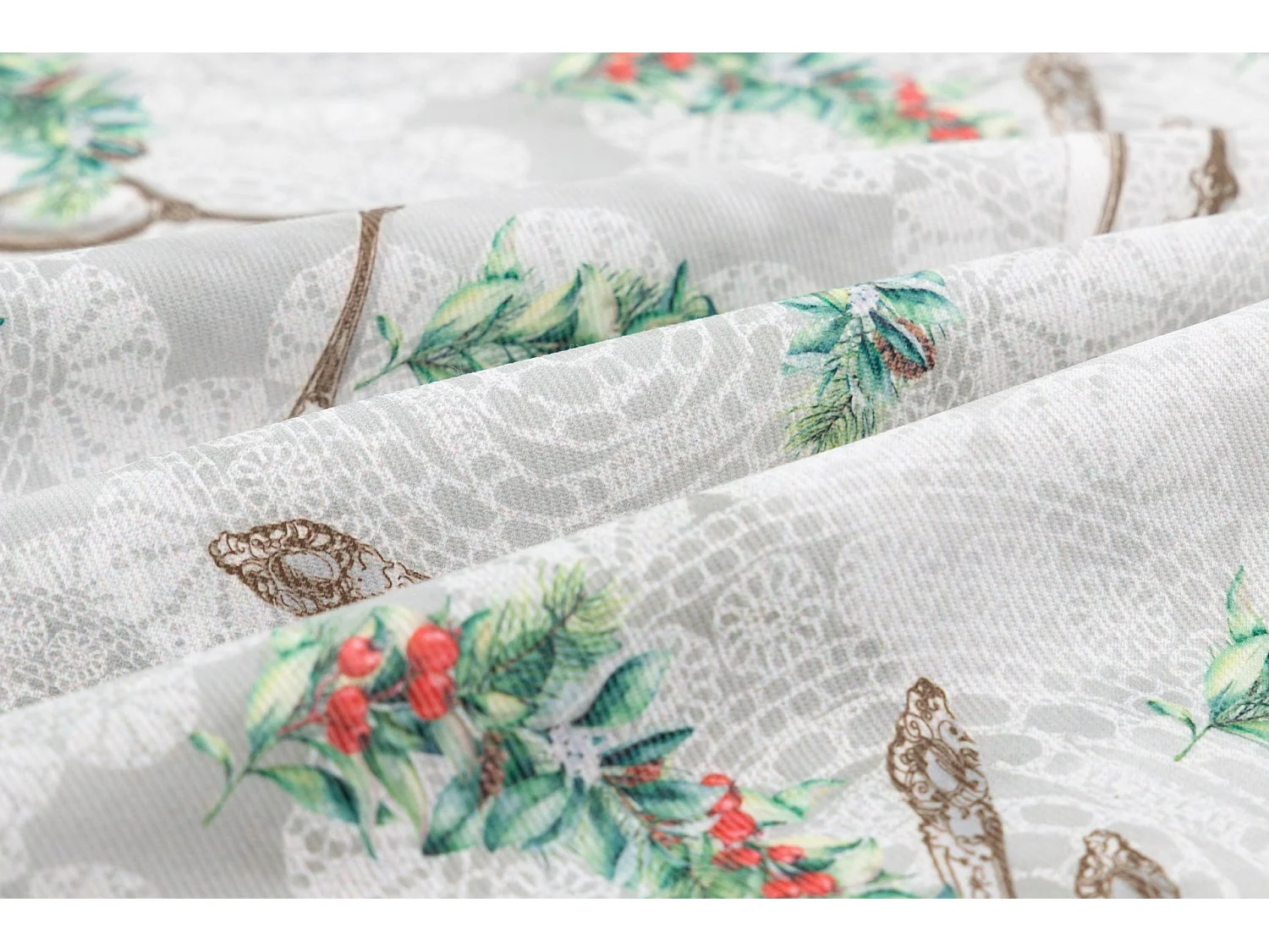 Set 2 Manteles Ind. Antimanchas Navidad 50x35 Cm