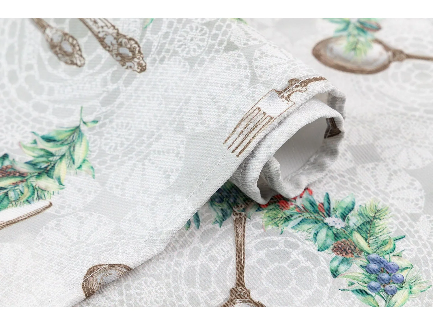 Set 2 Manteles Ind. Antimanchas Navidad 50x35 Cm