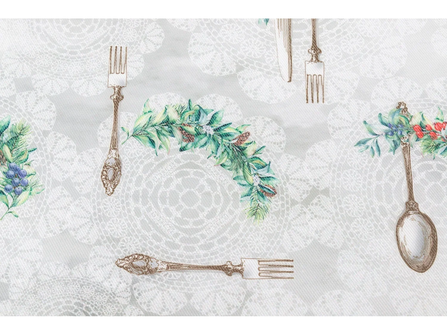 Set 2 Manteles Ind. Antimanchas Navidad 50x35 Cm