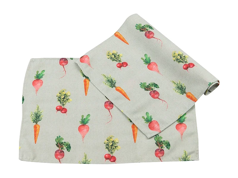 Set 2 Manteles Individuales Rabanos 50x35 Cm