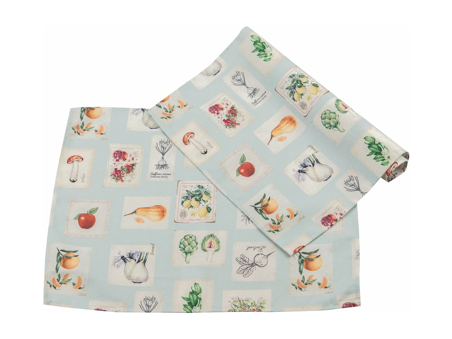 Set 2 Manteles Individuales Hortalizas 50x35 Cm