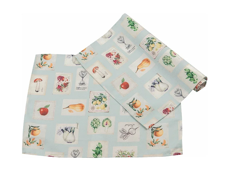 Set 2 Manteles Individuales Hortalizas 50x35 Cm