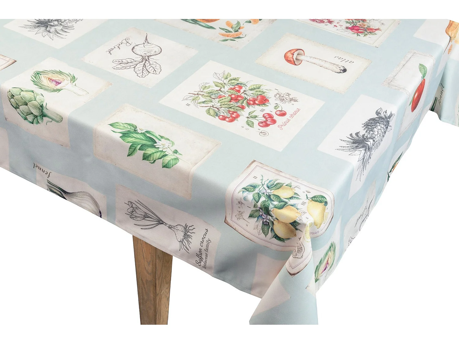 Mantel Antimanchas Hortalizas 145x160 Cm