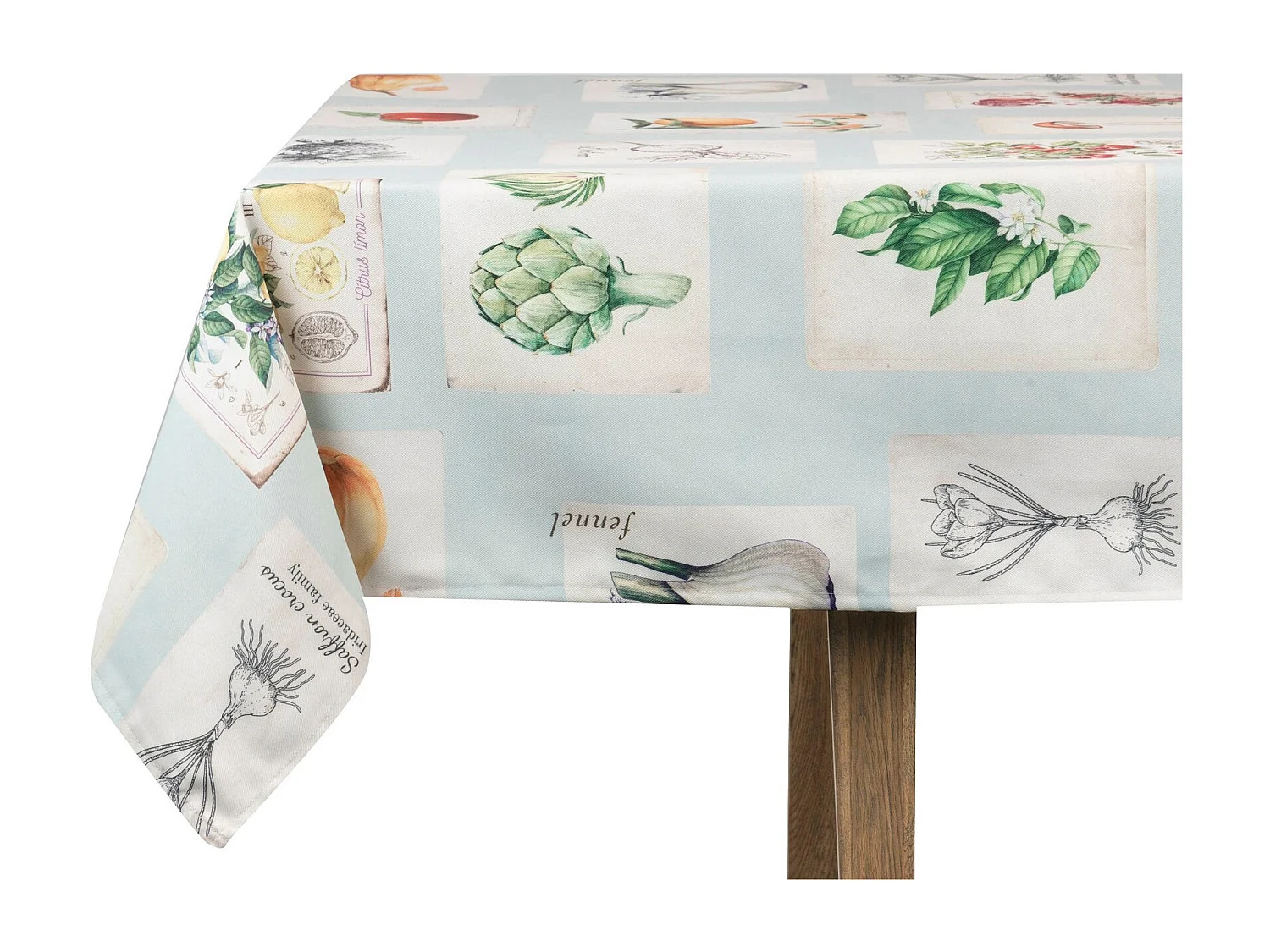 Mantel Antimanchas Hortalizas 145x160 Cm