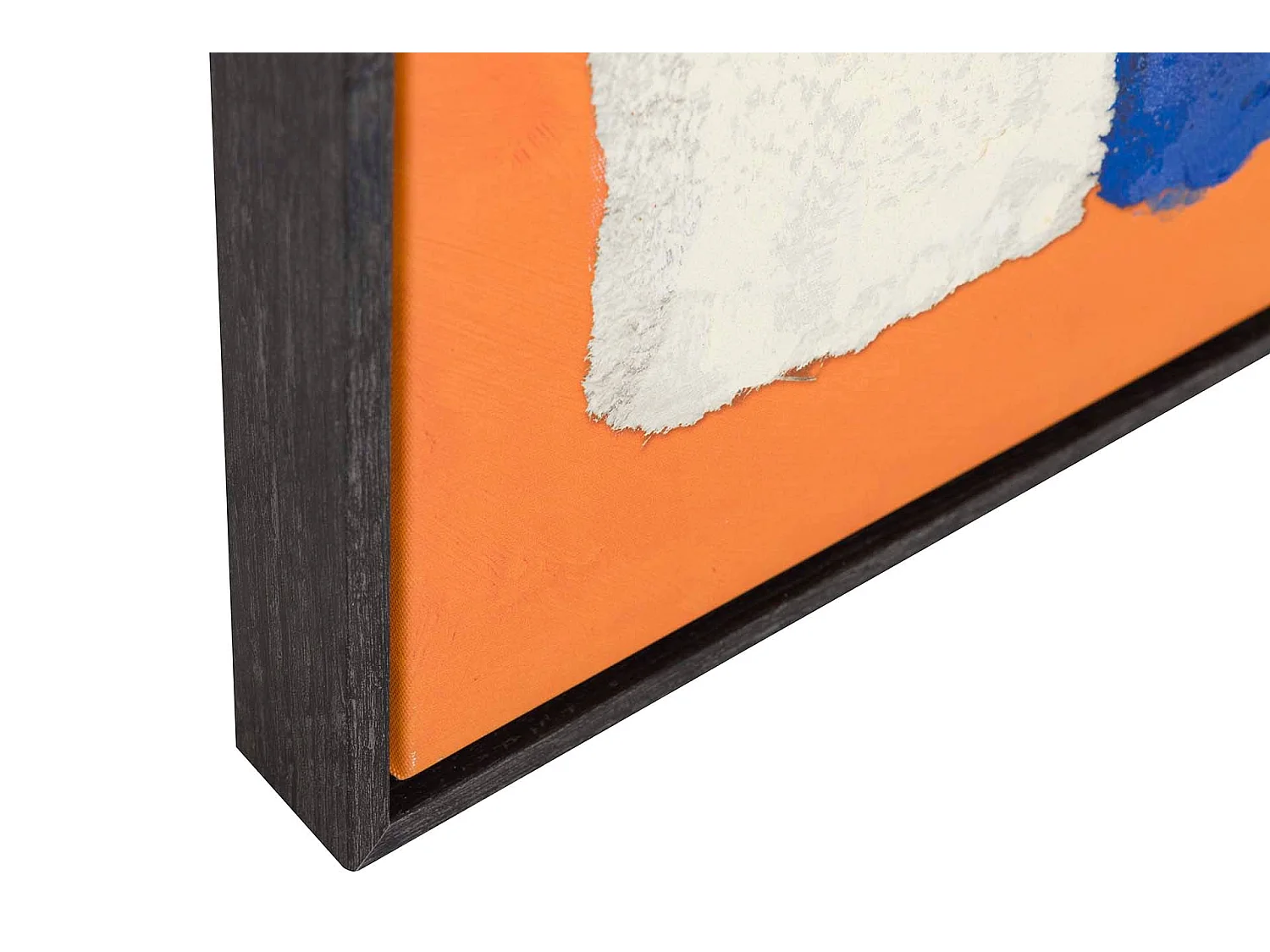 Cuadro Abstracto Relieve Con Marco Negro 63x4x93 Cm