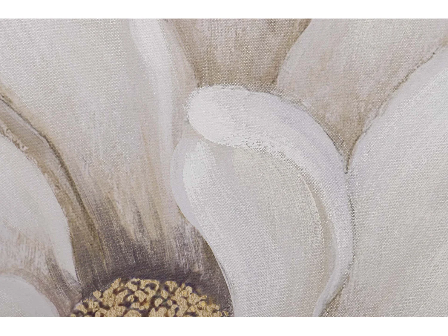 Set 2 Lienzos Flores 40% Pintado A Mano 60x3x60 Cm