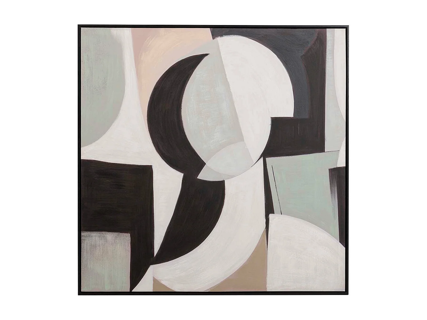 Cuadro Abstracto 80% Pintado A Mano 100x4x100 Cm