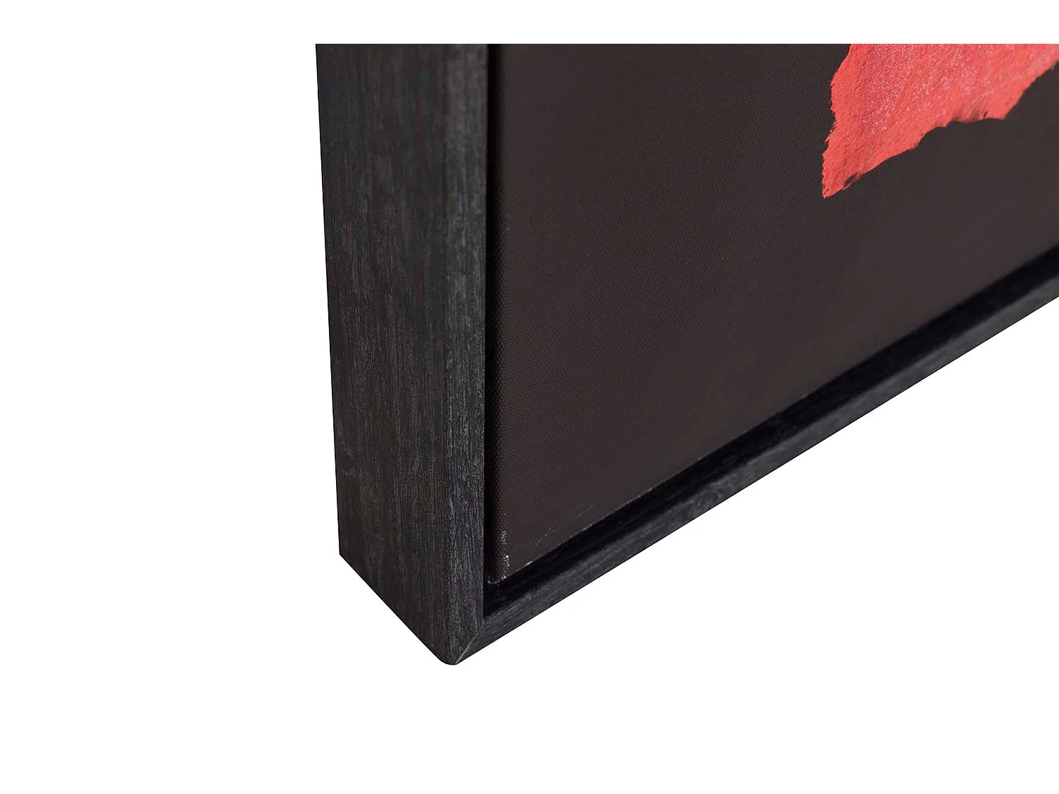 Cuadro Abstracto Relieve Con Marco Negro 63x4x93 Cm