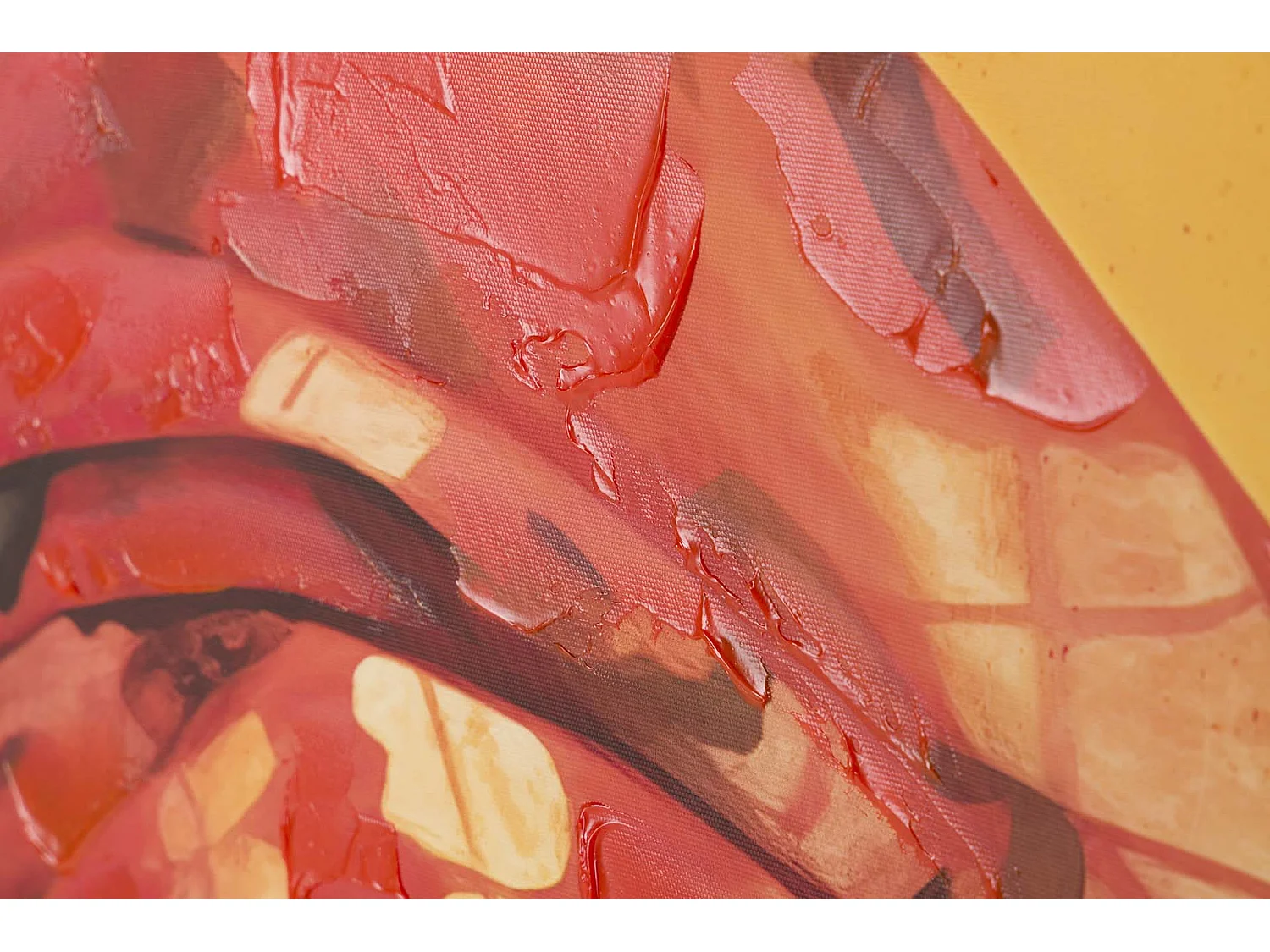 Cuadro Mujer Marco 30% Pintado A Mano 83x4x123 Cm