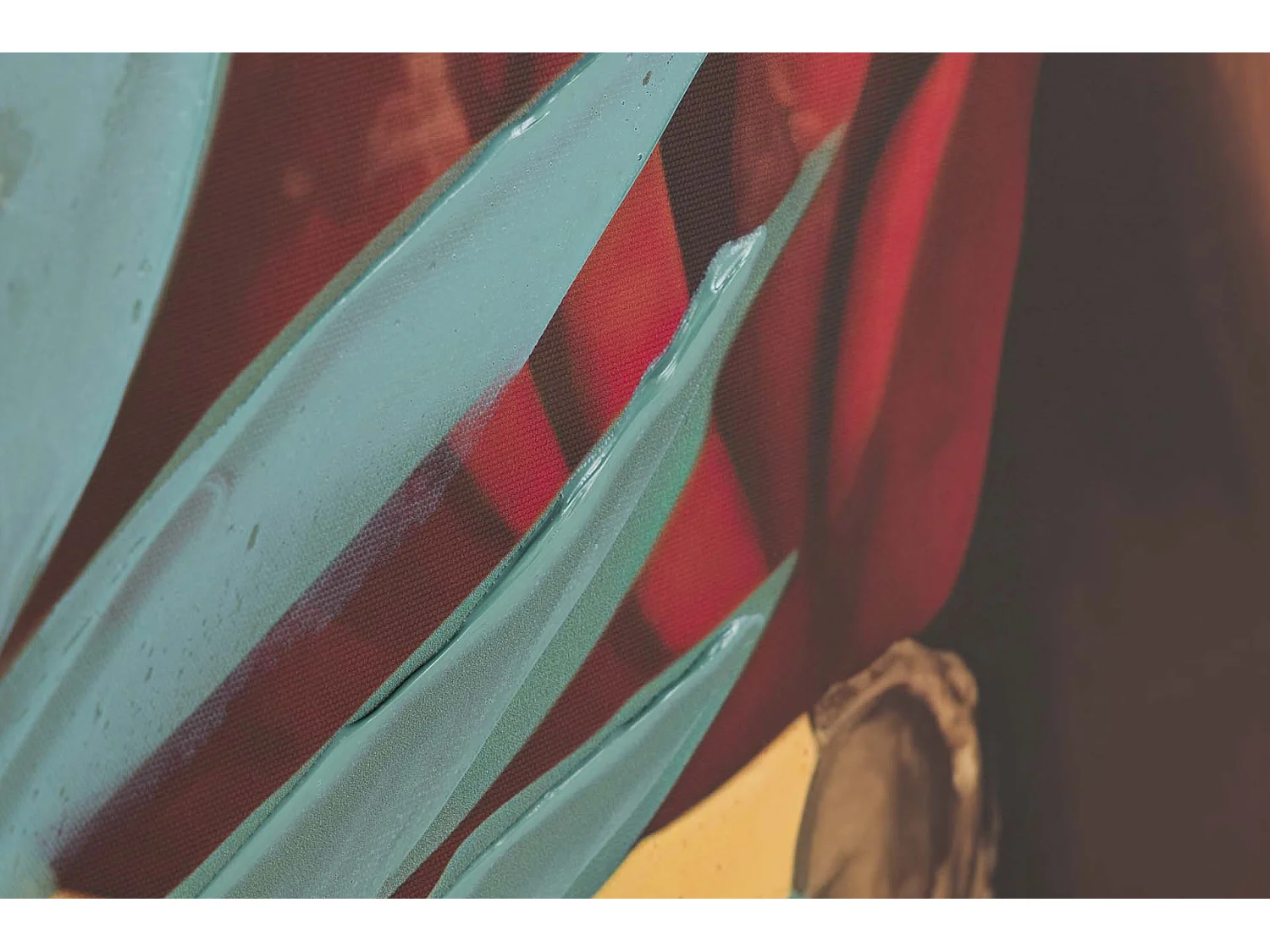 Cuadro Mujer Marco 30% Pintado A Mano 83x4x123 Cm