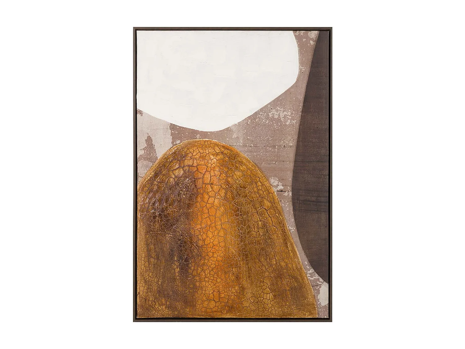 Cuadro Abstracto Marco 50% Pintado Mano 83x4x123 Cm