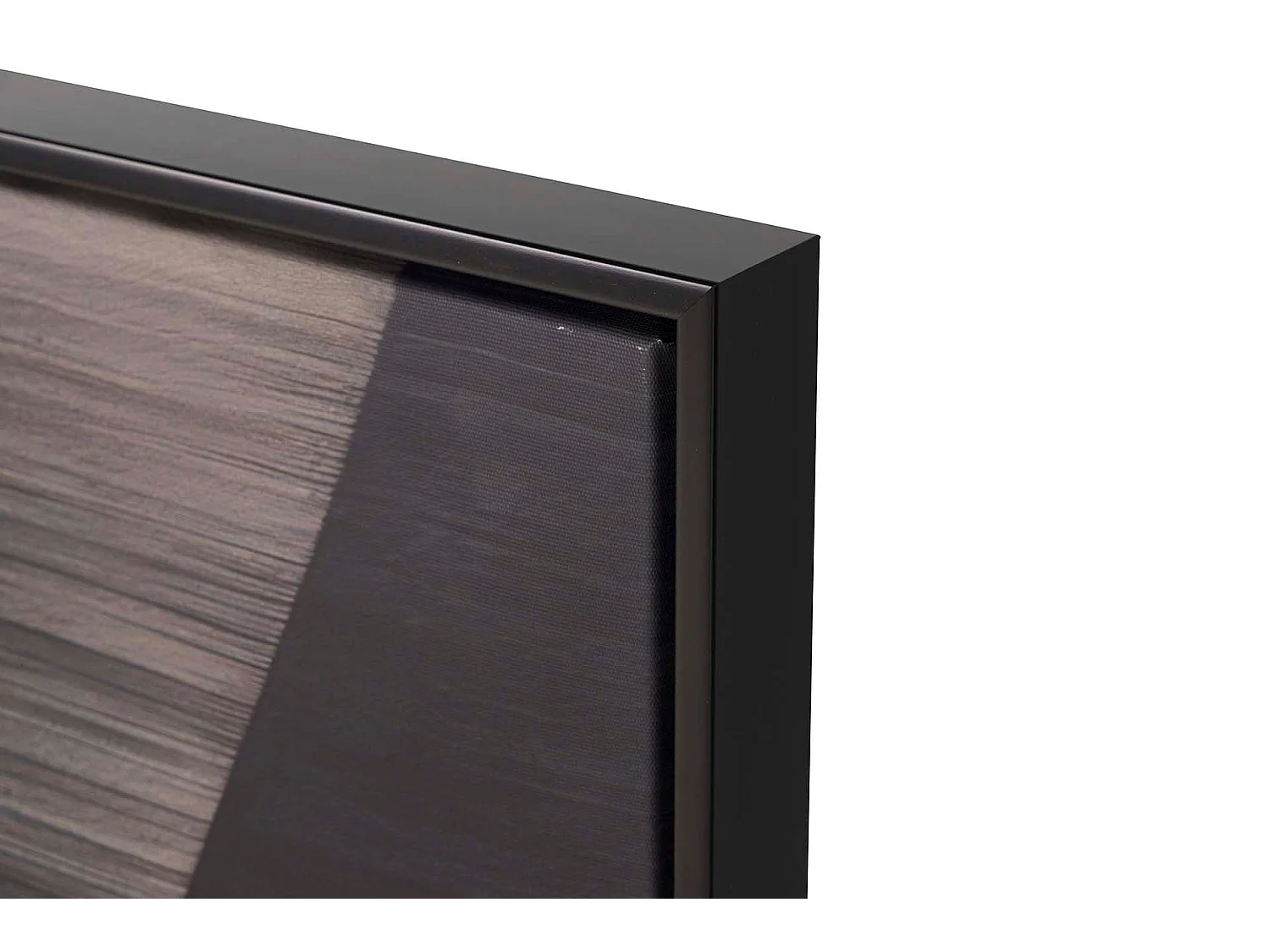 Cuadro Abstracto Relieve Con Marco Negro 63x4x93 Cm