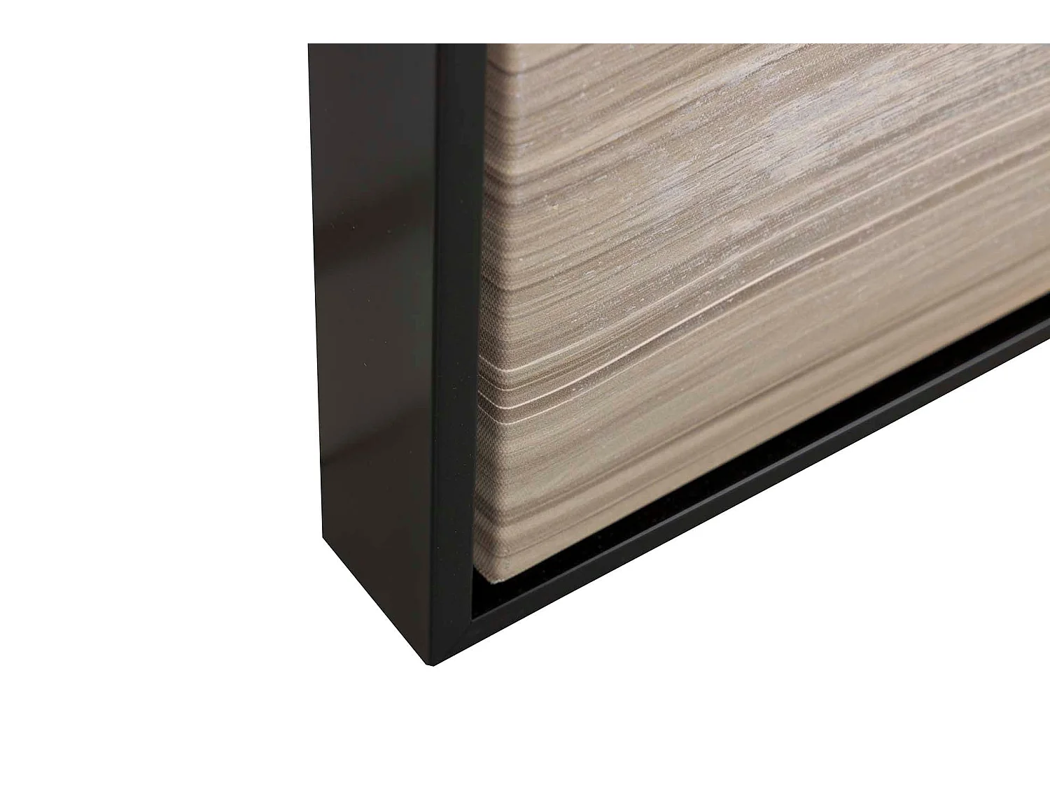 Cuadro Abstracto Relieve Con Marco Negro 63x4x93 Cm