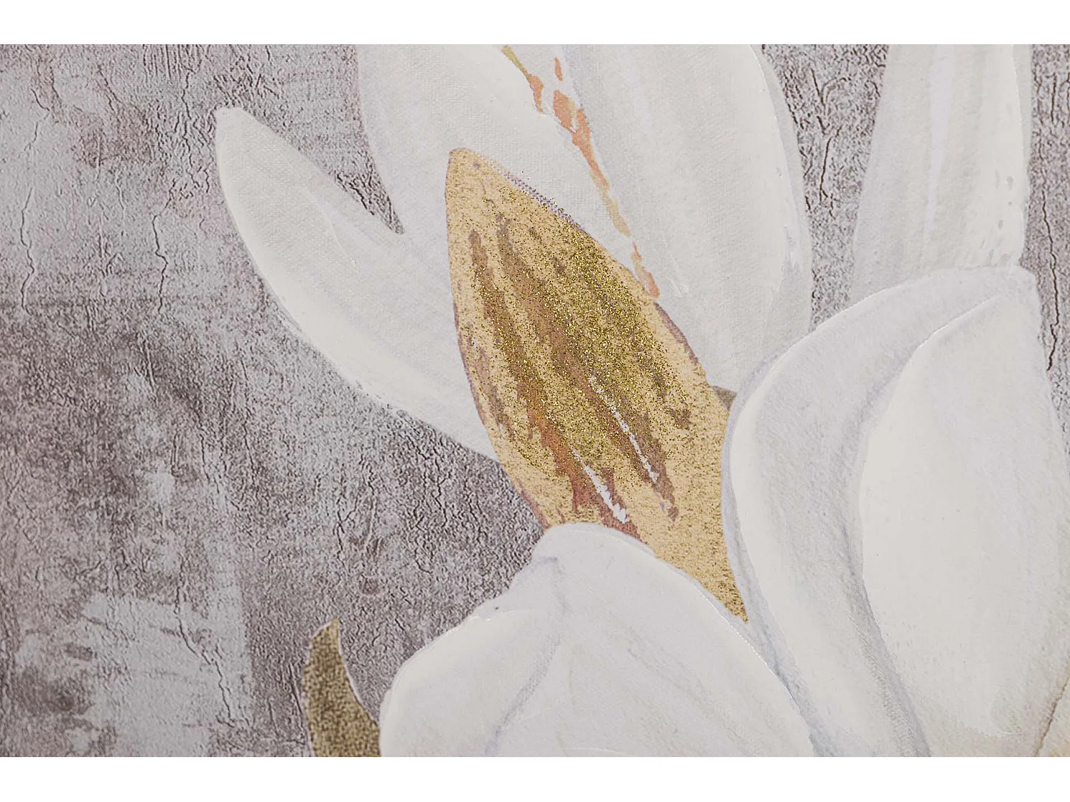 Set 2 Lienzos Flores 40% Pintado A Mano 50x3x70 Cm