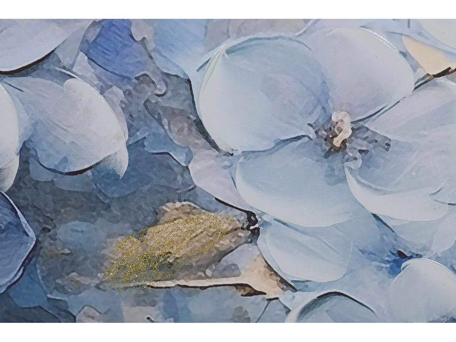 Set 2 Lienzos Flores 40% Pintado A Mano 60x3x60 Cm