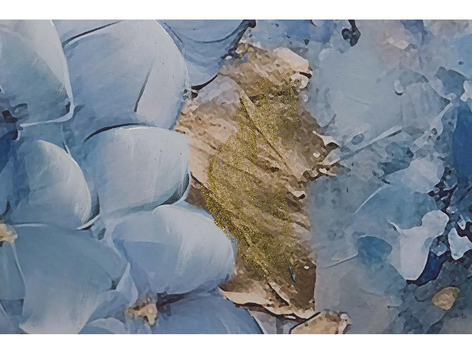 Set 2 Lienzos Flores 40% Pintado A Mano 60x3x60 Cm