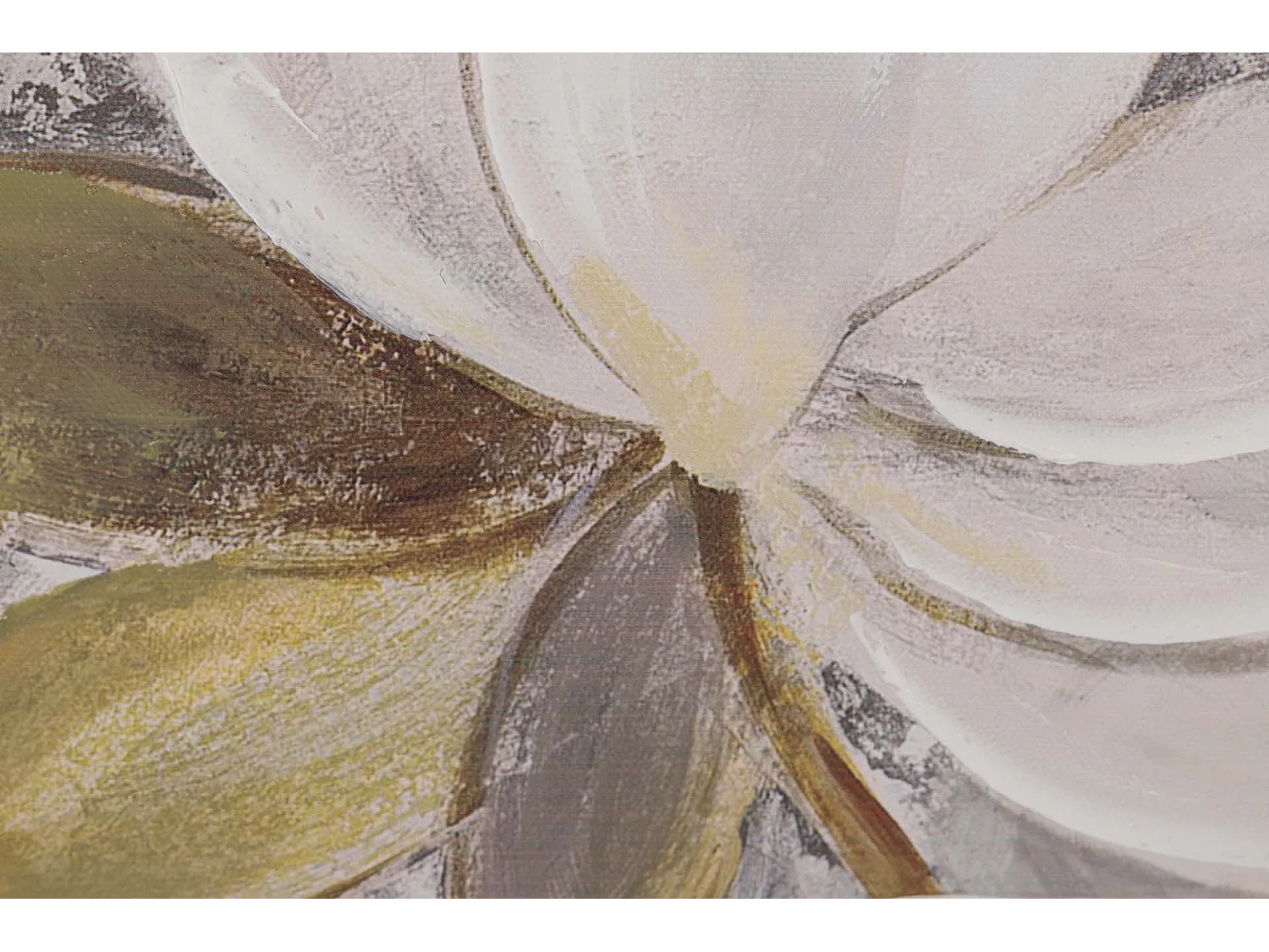 Set 2 Lienzos Flores 40% Pintado A Mano 60x3x60 Cm