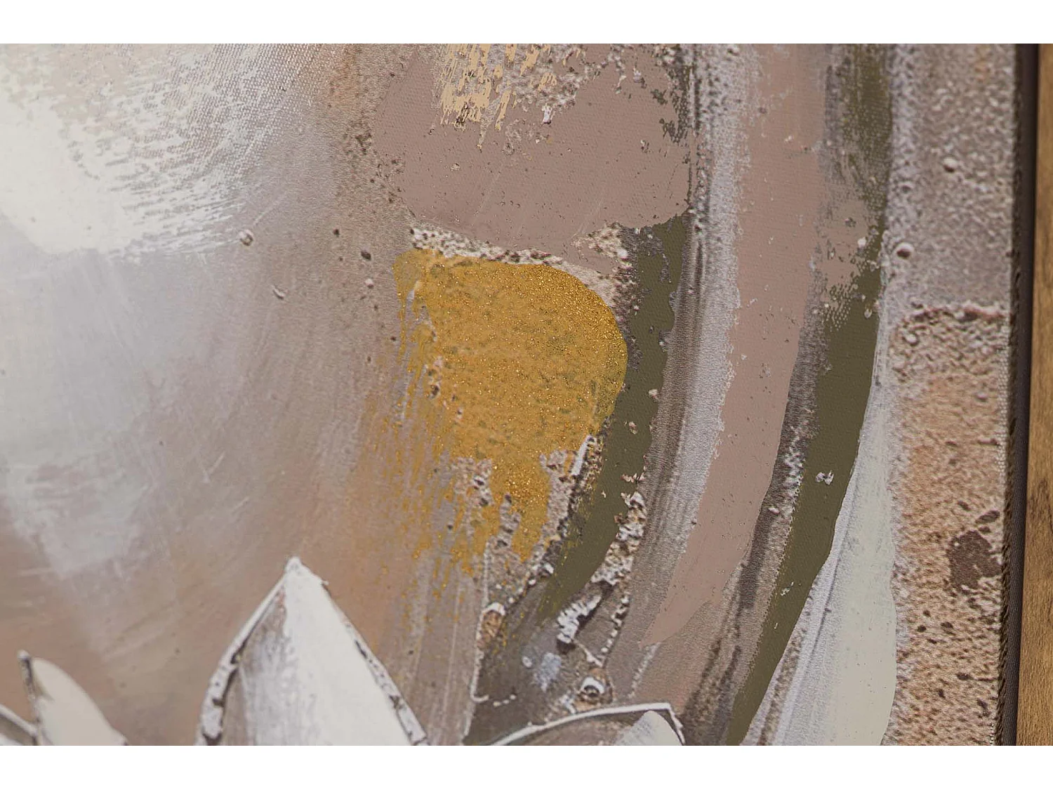 Cuadro Buda 80% Pintado A Mano 80x4x80 Cm