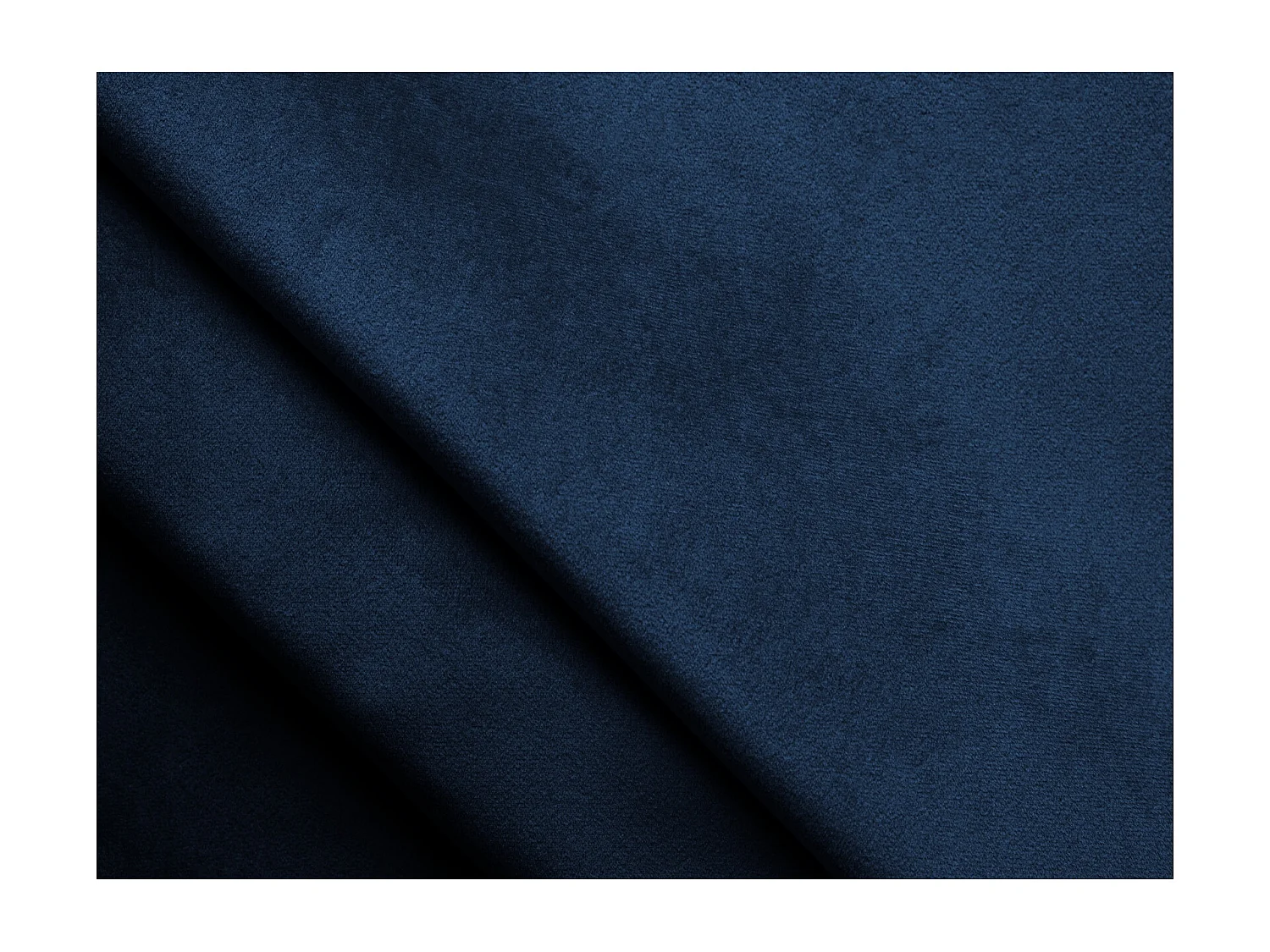 Lit coffre en velours 180 x 200 - bleu royal - NALU