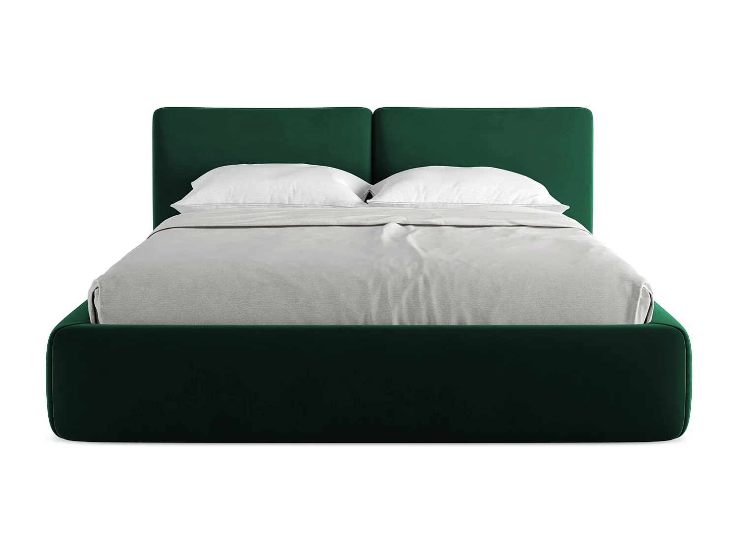 Lit coffre en velours 160 x 200 - lavande - HOKU