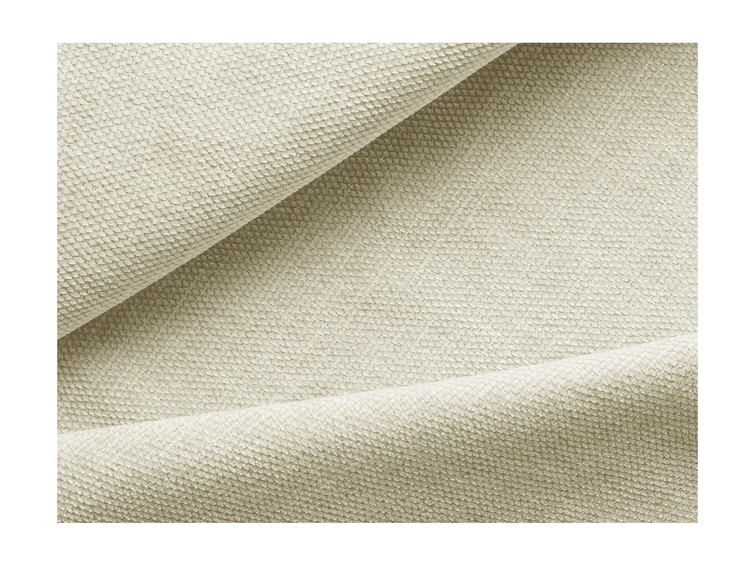 Bett mit Bettkasten - 230 x 215 - Chenille - Beige - HAUKE